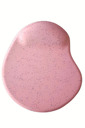 Oval Pembe Kum Desen Bilek Destekli Kaymaz Taban Bilgisayar Notebook Mouse Pad -bileklikli Maus Ped