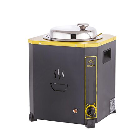 Işıkgaz Silverinox Elektrikli 9 Litre Jumbo Çorba Potu - Çorba Kazanı