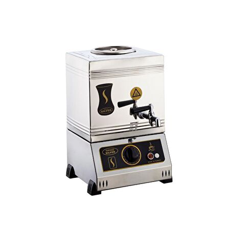 Işıkgaz Silverinox 15 Lik Elektrikli 10 Litre 1 Demlikli Çay Kazanı