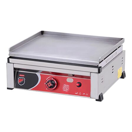 Işıkgaz Silverinox Endüstriyel 50 Lik Doğalgazlı 50 Cm Pleyt Izgara
