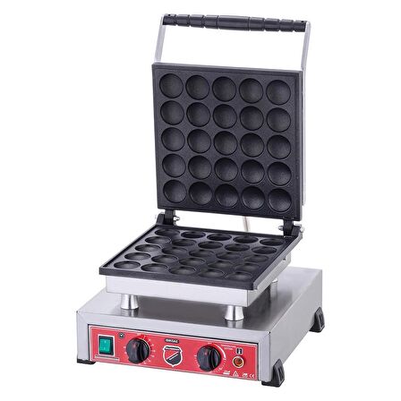 Işıkgaz Silverinox Elektrikli Tekli Yuvarlak Bubble Waffle Makinesi