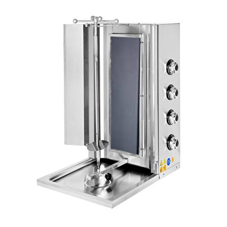 Karacasan Endüstriyel Elektrikli 4 Radyanlı Döner Ocağı Makinesi