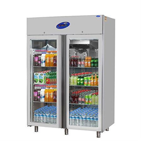 Karacasan Endüstriyel 1200 Lt Dik Tip Çift Kapılı Derin Dondurucu