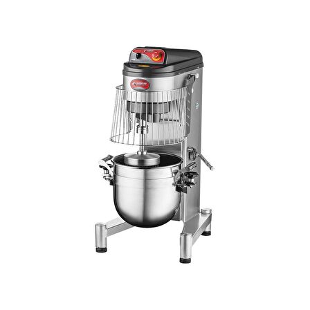 Çağdaş Endüstriyel Hız Kontrollü 30 Litre Planet Mikser 220 Volt