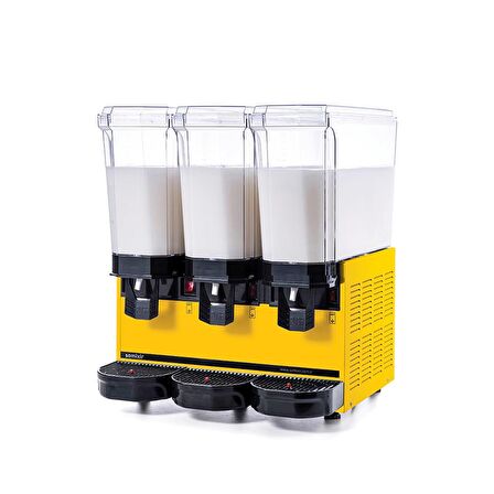 Samixir Klasik Triple 30+30+30 Lt Karıştırıcılı Soğuk İçecek Makinesi