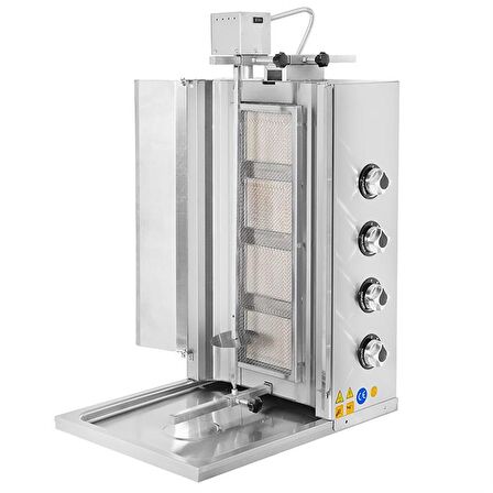 Karacasan Lpg Tüplü 4 Radyanlı Üstten Motorlu Döner Ocağı Makinesi