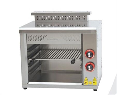 Karacasan Endüstriyel Set Üstü 60 Lık Lpg Tüplü Salamander Izgara