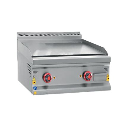 Karacasan Endüstriyel 80 cm 700 Seri Set Üstü Elektrikli Düz Pleyt Izgara