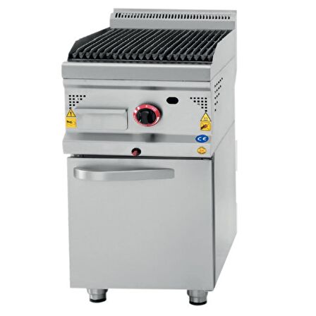 Karacasan Endüstriyel 900 Seri Dolaplı 40 cm Doğalgazlı Lavataş Döküm Izgara