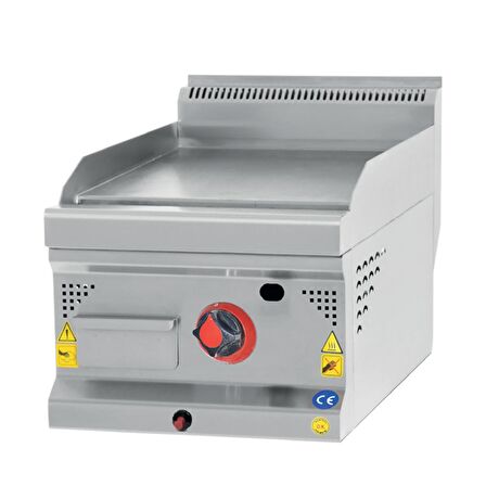 Karacasan Endüstriyel 900 Seri Set Üstü 40 cm Doğalgazlı Düz Pleyt Izgara