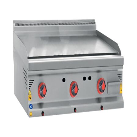 Karacasan Endüstriyel 900 Seri Set Üstü 120 cm LPG Tüplü Düz Pleyt Izgara