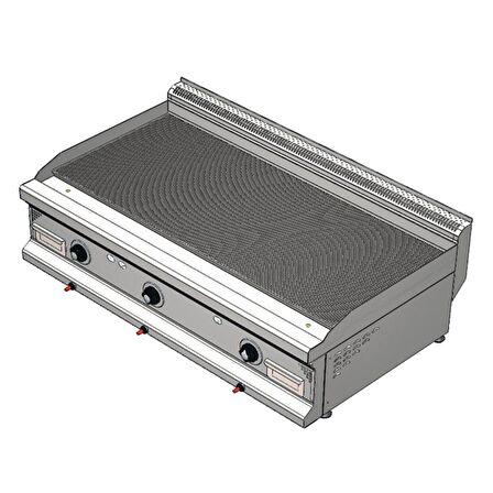 Karacasan Endüstriyel 900 Seri Set Üstü 120 cm Doğalgazlı Tam Kanallı Izgara
