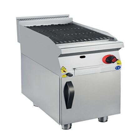 Karacasan Endüstriyel 900 Seri Dolaplı 40 cm LPG Tüplü Lavataş Dökümlü Izgara