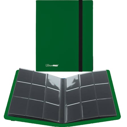 Ultra Pro Eclipse Pro Binder Forest Green 9 Cepli 360 Kart Kapasiteli Albüm