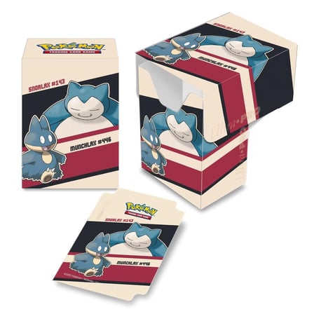 Ultra Pro Munchlax & Snorlax Full View Deck Box Pokemon Kart Uyumlu