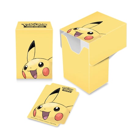 Ultra Pro Pikachu Yellow  Full View Deck Box Pokemon Kart Uyumlu