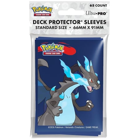 Ultra Pro Pokemon Mega Charizard X Temalı 65 Adet Deck Protector Sleeve Kart Koruyucu