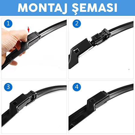 Sentinel Muz Silecek Takımı Ford Transit Custom 2013-2022 ile uyumlu