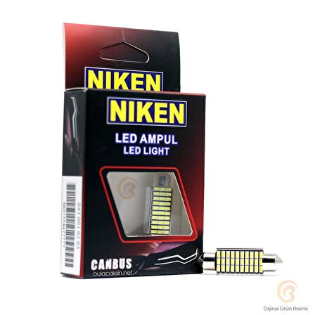 Niken Led Sofit Ampul Set 12v 30 Led’li 39mm – Beyaz Işık