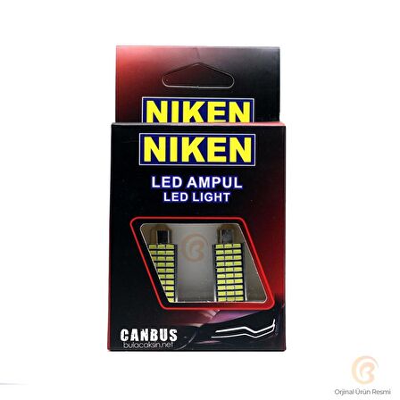 Niken Led Sofit Ampul Set 12v 30 Led’li 39mm – Beyaz Işık