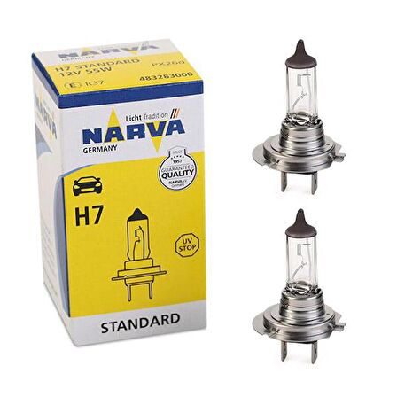 NARVA AMPUL H7 12V 55W 2 ADET