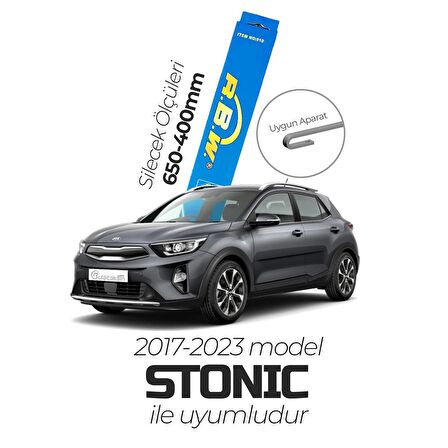 RBW Muz Silecek Takımı Kia Stonic ile uyumlu 2017-2023