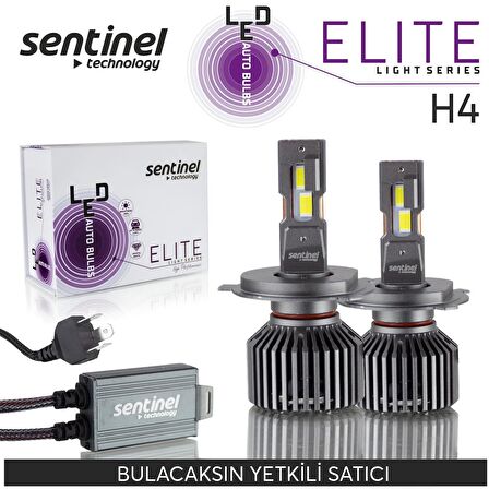 Sentinel Elite H4 Led Xenon Ampülü 65w 12v 12000 Lumen 6500 Kelvin Beyaz Işık