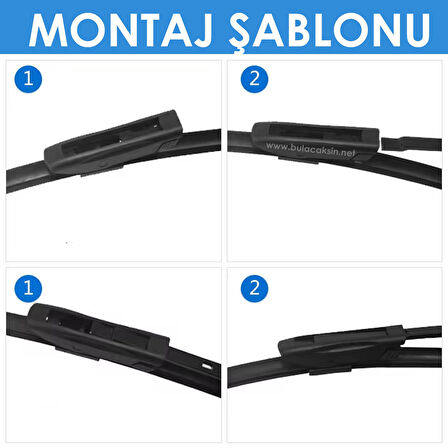 RBW Muz Silecek Takımı Citroen Jumpy 2016-2023 ile uyumlu