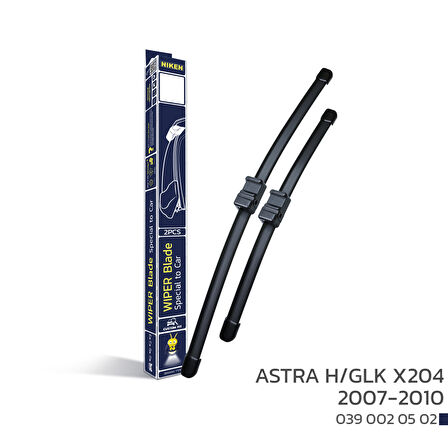 Niken Muz Silecek Takımı Opel Astra H 2004-2013 ile uyumlu