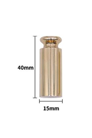 Mühürcüm Boş Mum Mühürü Pirinç Silindir Sütun Damga 15x40 mm R5799PH1540
