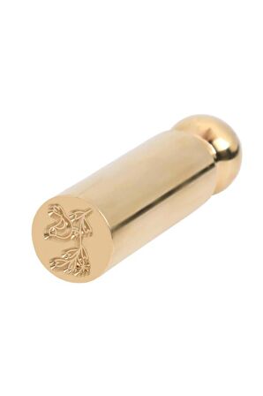 Mühürcüm Boş Mum Mühürü Pirinç Silindir Sütun Damga 12x45 mm R5799PH1245