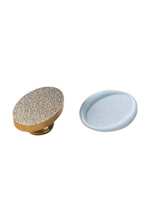 Mühürcüm Mühür Mumu Damga Kumlu Oval Boş Pirinç Kafa + Ahşap Sap R5799OEK21