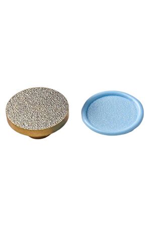 Mühürcüm Mühür Mumu Damga 25 mm Yuvarlak Kumlu Boş Pirinç Kafa + Ahşap Sap R5799KU25