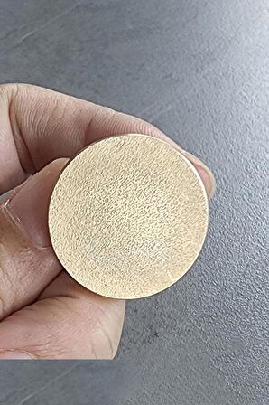 Mühürcüm Mühür Mumu Damga 35 mm Yuvarlak Kumlu Boş Pirinç Kafa + Ahşap Sap R5799K35
