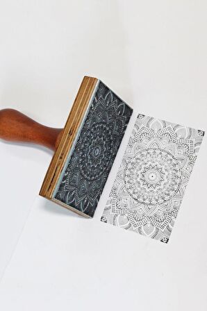 Mühürcüm Kişiye Özel Ahşap Mühür Damga 8X12 Dikdörtgen MAD8X12