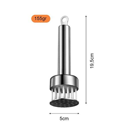Et Yumuşatıcı Delici 304 Paslanmaz Çelik İğne Tokmak Mutfak Gereci