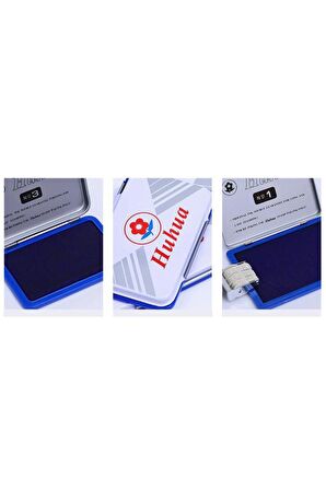 Mühürcüm Stampa Mürekkep Metal Kasa Baskı Pedi 126 mm x 82 mm 