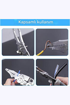 Elektrikçi Pense Çok Fonksiyonlu Paslanmaz Çelik 28 in 1 Otomotiv