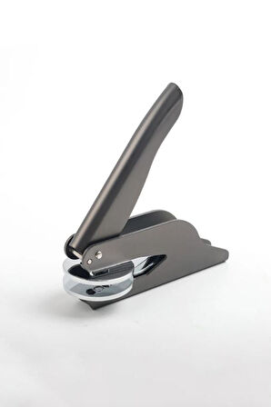 Soğuk Mühür Kabartma Damga Çelik Baskı Presi Gun Black Antrasit