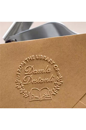 Soğuk Mühür Kabartma Damga Çelik Baskı Presi Gun Black Antrasit