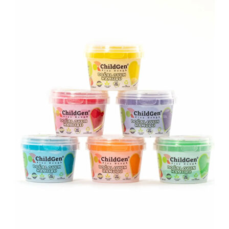 ChildGen Play Dough 4'lü Oyun Hamuru Seti 125gr x 4