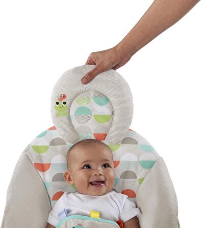 Bright Starts Ana Kucağı Yatıştırıcı Titreşimler Bebek Koltuğu, Çıkarılabilir Oyuncak Barı, 0-6 Ay, 9 kg'a Kadar (Mutlu Safari)