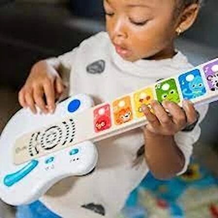 BABY Einstein,  Ahşap Gitar Işıklı Seli Dokunmatik Elektronik Müzik Aletleri, 6 Ay ve Üzeri Çocuklar için Aktivite ve Duyusal Oyuncak