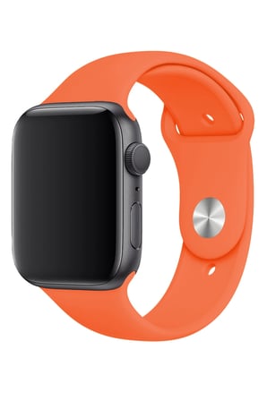 Apple Watch Uyumlu Silikon Kordon 2 3 4 5 6 Seri 38 - 40 Mm Pudra Pembe