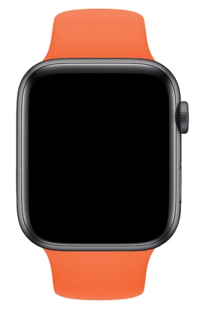 Apple Watch Uyumlu Silikon Kordon 2 3 4 5 6 Seri 38 - 40 Mm Pudra Pembe