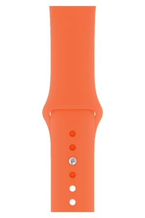 Apple Watch Uyumlu Silikon Kordon 2 3 4 5 6 Seri 38 - 40 Mm Pudra Pembe