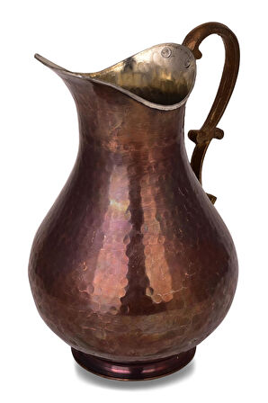 Cobper Premium Collection Maraş El Dövmesi Bakır Sürahi 2000ml Oksit
