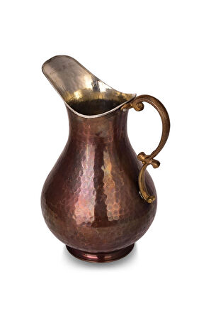 Cobper Premium Collection Maraş El Dövmesi Bakır Sürahi 2000ml Oksit