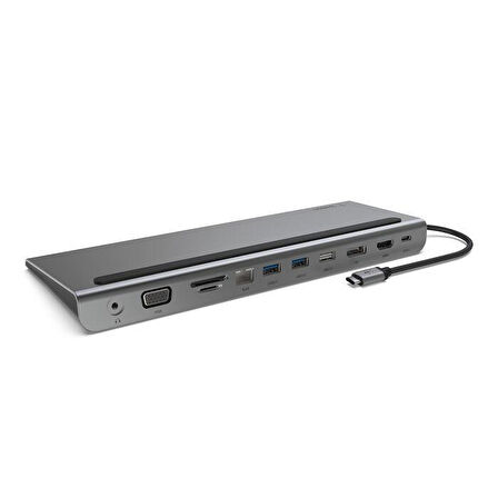 Belkin INC004BTSGY USB-C'den 11'i Bir Arada Çoklayıcı Dock Station