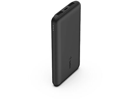 BELKIN 10K Powerbank + Usb-C 15W Çift Usb-A 15Cm Usb-A - C Kablo Taşınabilir Şarj Cihazı Siyah